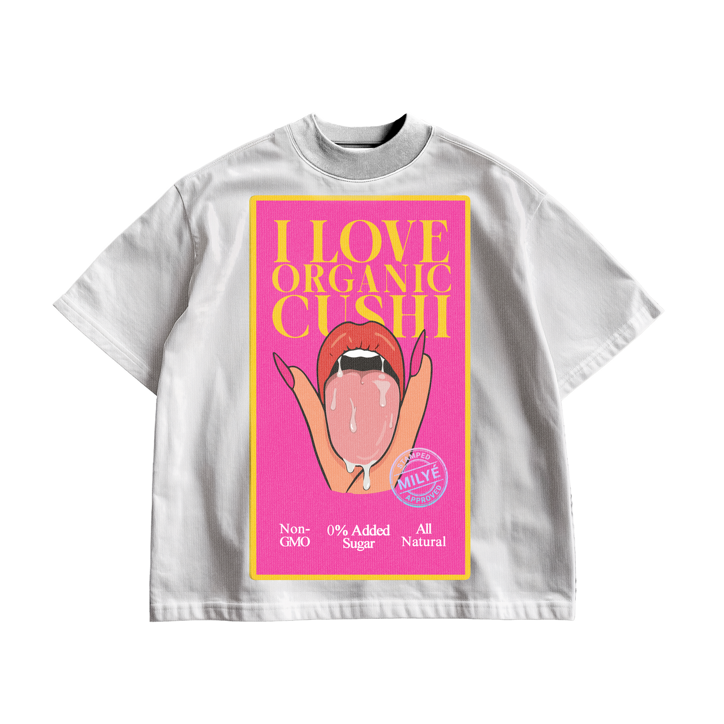 The "Organic Cushi" Oversized Tee.