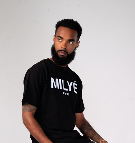 MILYÉ Paris Black Tee