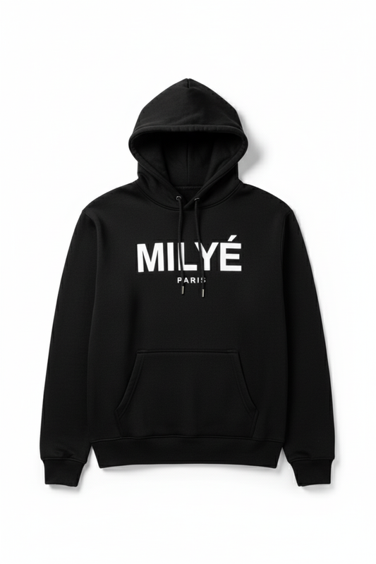 Milyé Paris Black. Hoodie