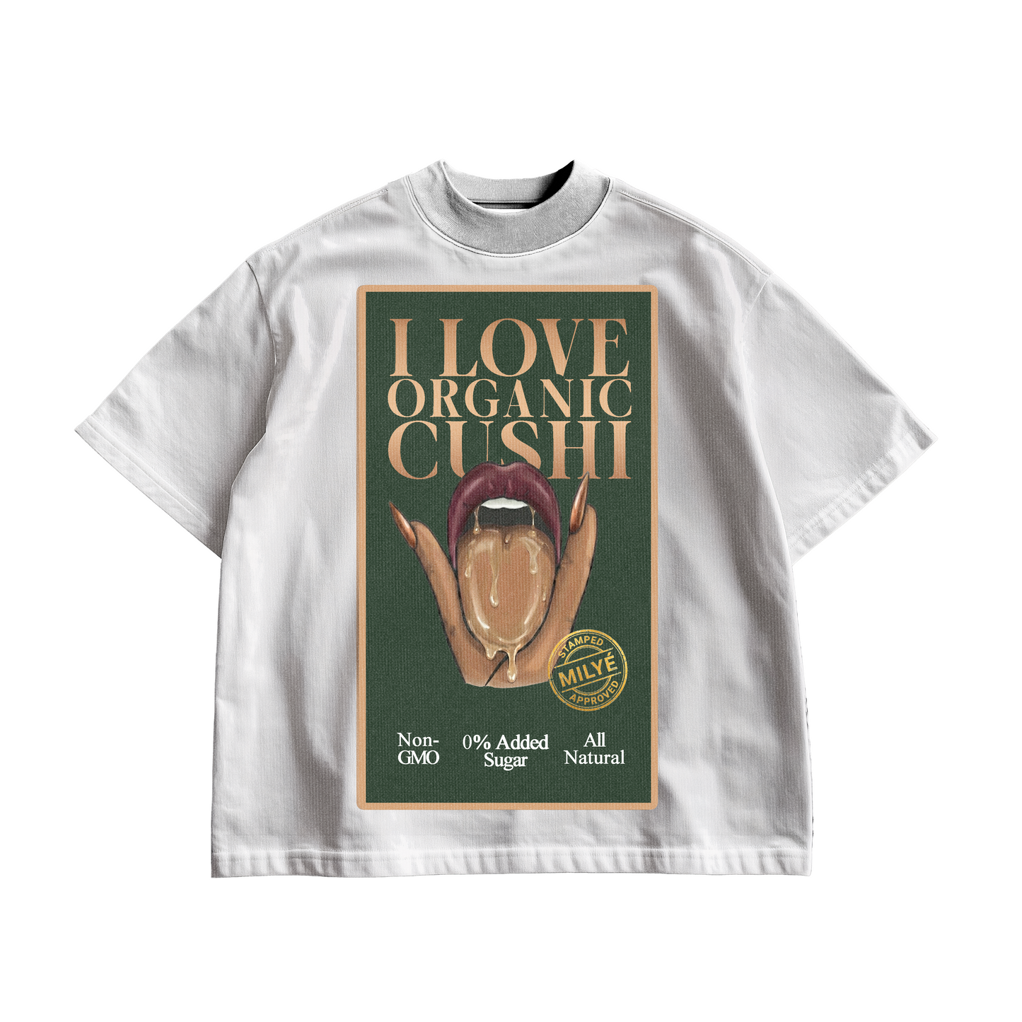 The "Organic Cushi" Oversized Tee.