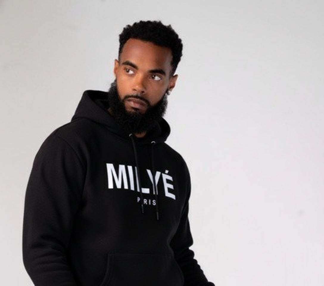 Milyé Paris Black. Hoodie